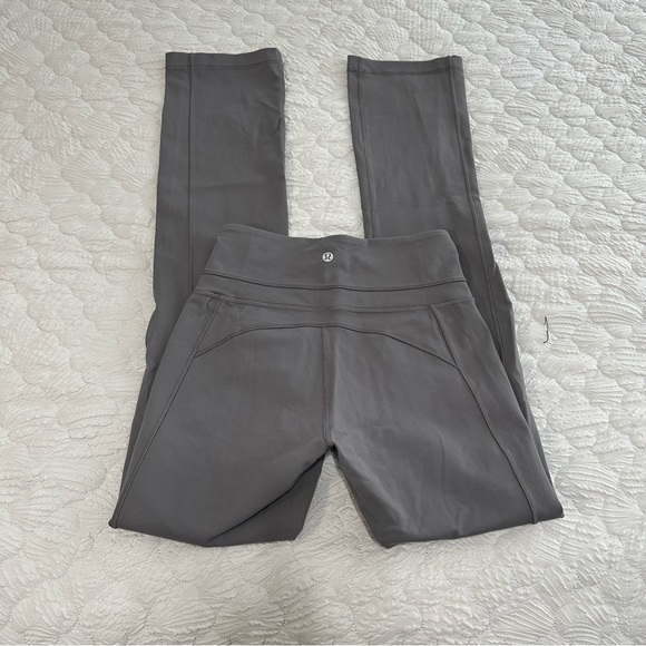 Lululemon Groove Pant Straight *32" Titanium Grey sz6 EUC LUON - Picture 2 of 6